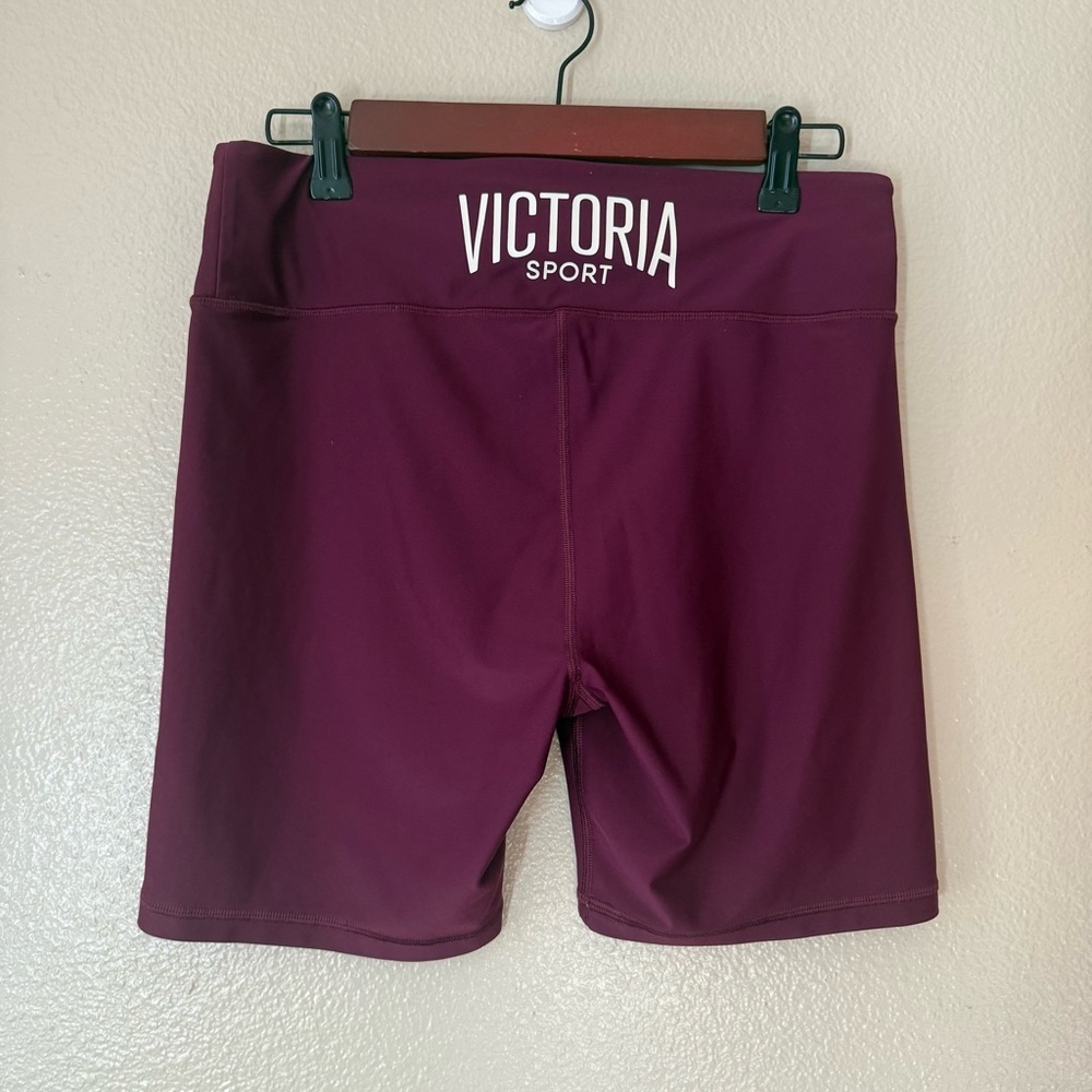 ❇️VICTORIA SPORT Women's Burgundy Bike Shorts 2 for $22❇️ - Picture 4 of 4